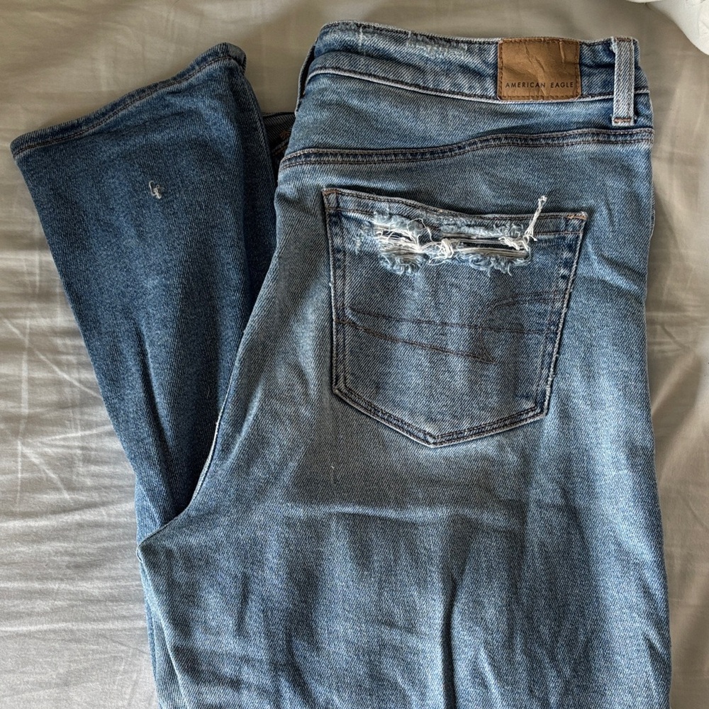 American Eagle Light Blue Stretch Jeans